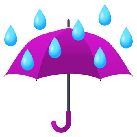 10 And Umbrella Emoji