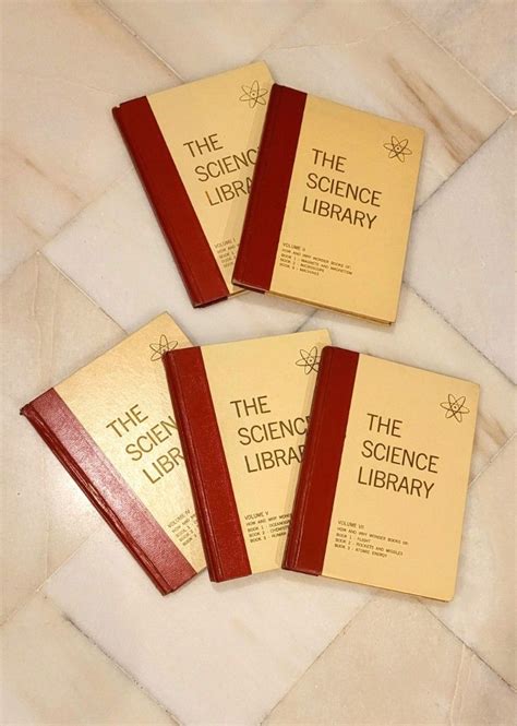 Vintage Book Set The Science Printing 1972 For Collection Hobbies And Toys Books And Magazines