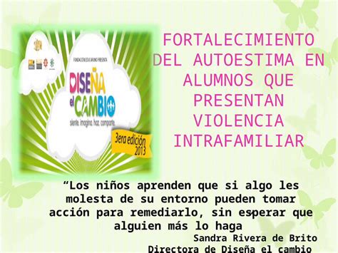 PPT FORTALECIMIENTO DEL AUTOESTIMA EN ALUMNOS QUE PRESENTAN VIOLENCIA