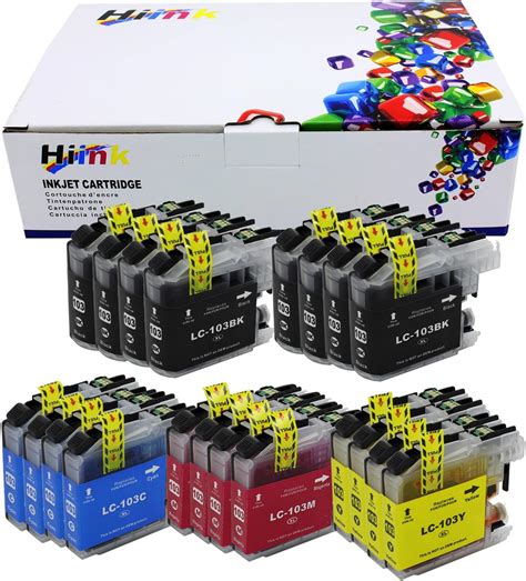 Amazon HIINK Compatible Ink Cartridge For Brother LC103XL LC101