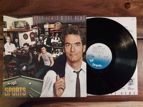 Huey Lewis And The News Sports Vinyl Lp Record Album Fv Vg