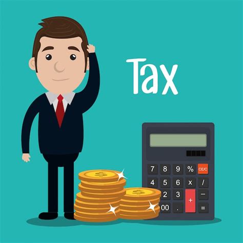 Premium Vector Pay Taxes Graphic