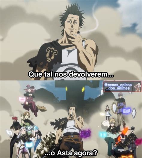 Anime Black Clover Cartazes engraçados Memes de anime Animes br