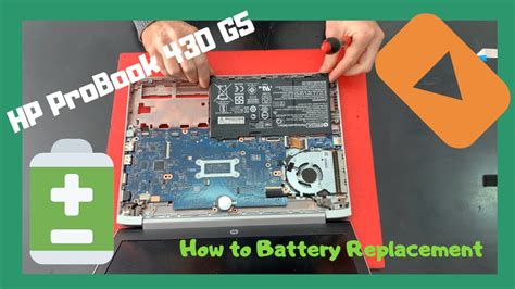 How To Battery Replacement Hp Probook 430 G5 Disassembly Youtube