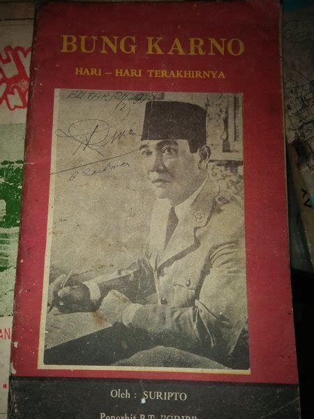 Jual Bung Karno Hari Hari Terakhir Suripto Di Lapak Ria Firmansyah