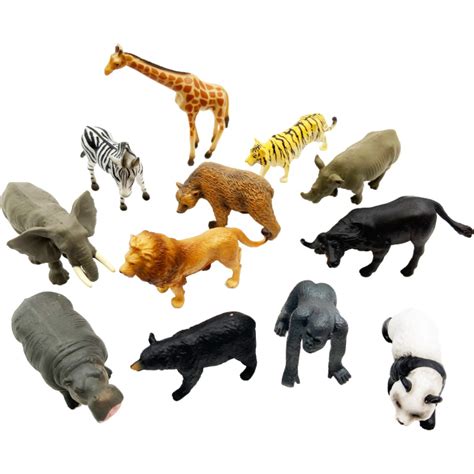 Mini Wild Animals Pack Of 12