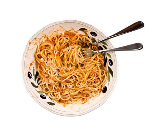 Bowl Of Spaghetti Stock Photo Image Of Italian Cuisine 32877032