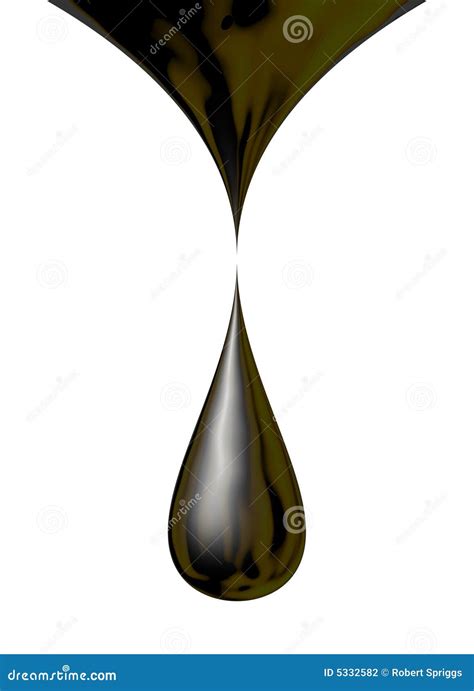 Drop Of Crude Oil Stock Illustration Illustration Of Liquid 5332582