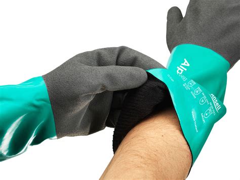 Ansell Chemical Resistant Gloves 9 Glove Materials Nitrile 1 Pr