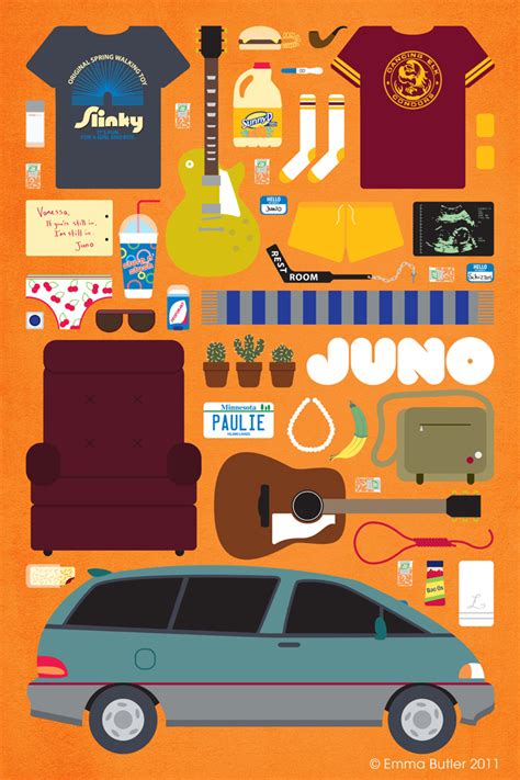 Alternative Movie Poster for Juno by Emma Butler