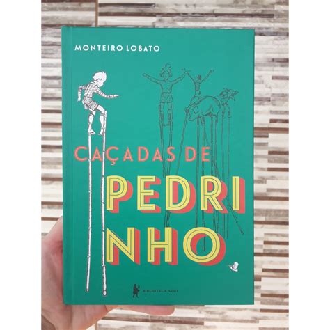 Livro Caçadas de Pedrinho Monteiro Lobato Shopee Brasil