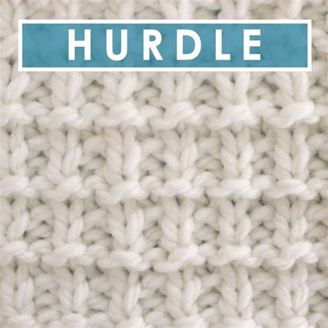 How To Knit The Hurdle Stitch With Studio Knit Knit Stitch Patterns