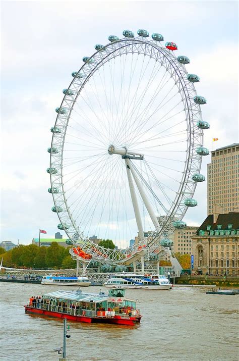 Millennium Wheel London Eye London UK Editorial Stock Photo Image