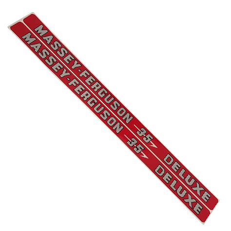 1215 1061 Massey Ferguson Decal Set 35 Massey Ferguson Gas Deluxe
