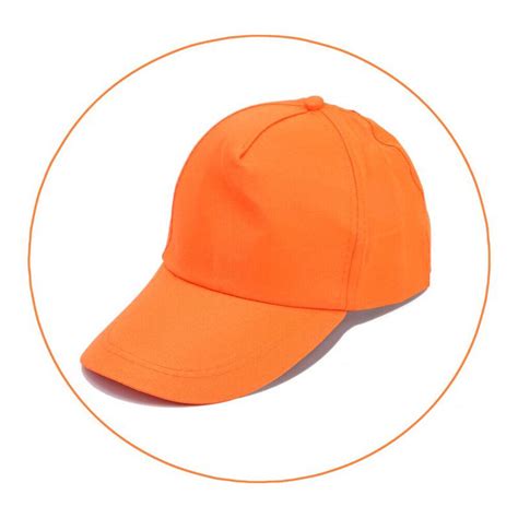 Men Women Plain Curved Sun Visor Baseball Cap Hat Solid Color Fashion