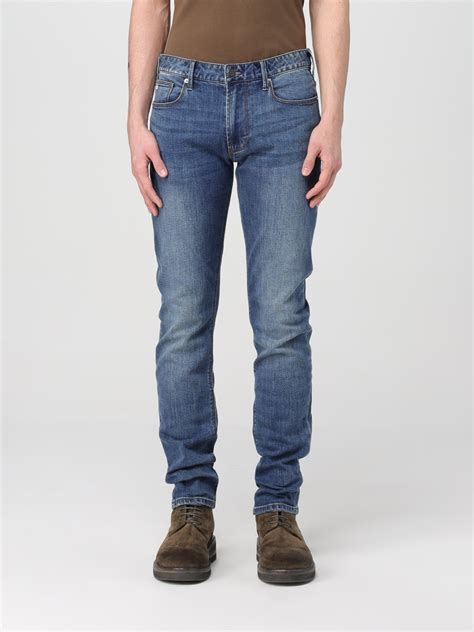 Emporio Armani Outlet Jeans Men Blue Emporio Armani Jeans