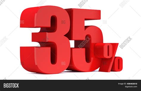 35 Percent Off 3d Sign Image & Photo (Free Trial) | Bigstock