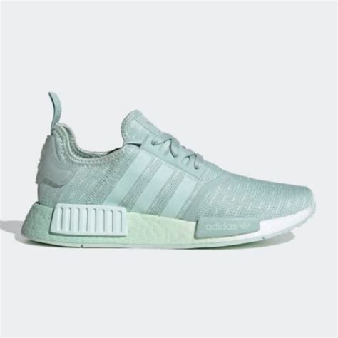 Adidas Nmd R1 Mint Green White Shoes In 2021 Sneakers Mode Adidas Nmd Nmd R1