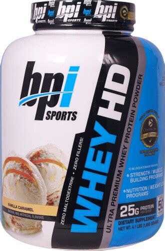 Bpi Sports Whey Hd Vanilla Caramel Lbs Frys Food Stores