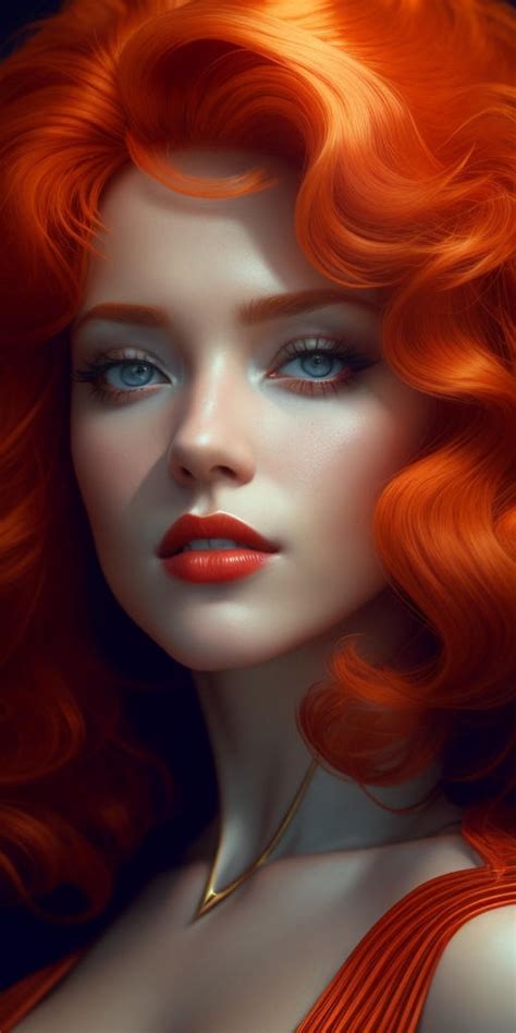 1980s Woman Orange Hair 3 By Arrojado On Deviantart