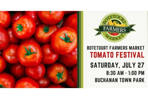 Botetourt Farmers Market To Host Annual Tomato Festival Fincastle Herald