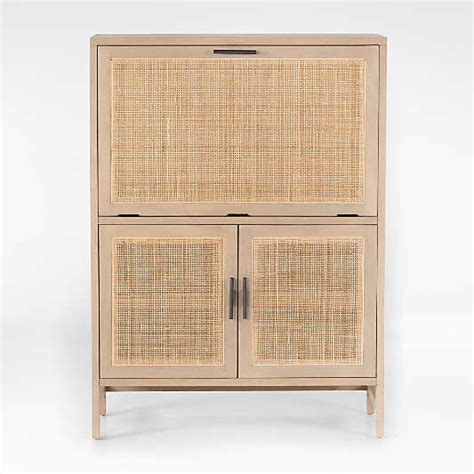 Mango Wood Cabinets Crate And Barrel