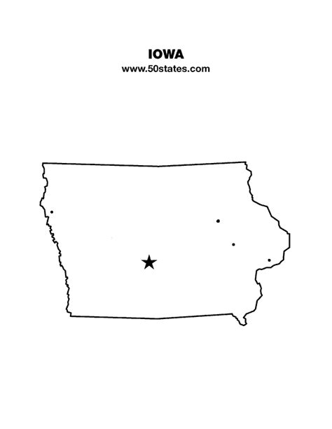 Outline Of State Of Iowa