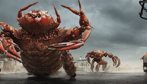 Big Budget Horror Movie About Giant Mutant Crabs Stable Diffusion