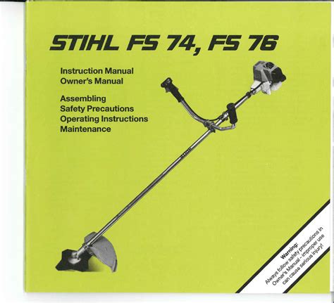 Stihl Fs74 Parts Diagram