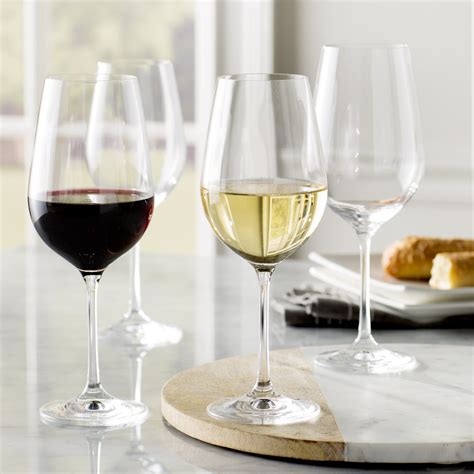 Wayfair Basics Wayfair Basics 12 Piece White Wine And Red Wine Glass Set And Reviews Wayfair