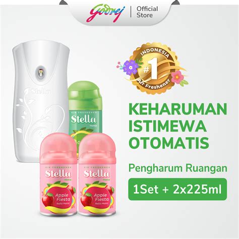 Jual Stella Matic Box Set Matic Refill Apple Fiesta Ml X Shopee