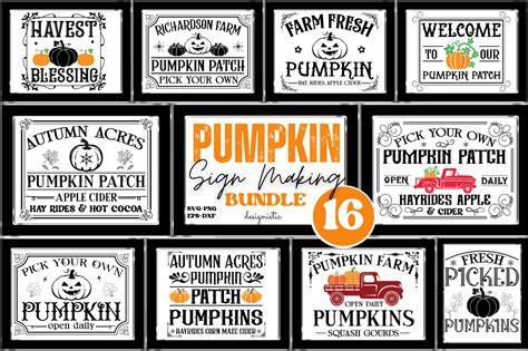 Vintage Fall Sign SVG Bundle, Vintage Fall Bundle By DESIGNS DARK ...