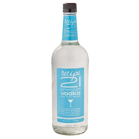 Recipe 21 Vodka 1l Lisas Liquor Barn