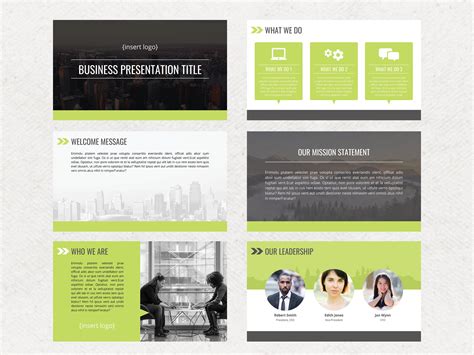 Business Pr Sentation Canva Template Etsy De