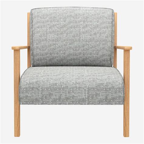 Viken Ii Fauteuil En Tissu Alba Gris Brume Habitat