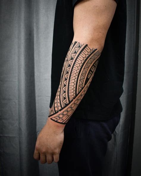 Filipino Tribal Half Sleeve Tattoos