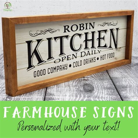 Personalized Farm Signs | Personalized farmhouse sign, Farm signs ...