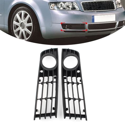 Ns Front Bumper Fog Lights Grille Cover Fit For Audi A B Sedan Model