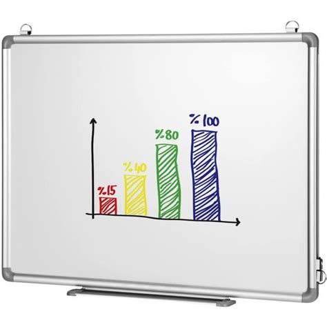 Tableau Blanc Magn Tique Avec Cadre En Aluminium Et Porte Stylo