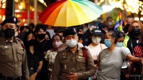 Thai Lgbt Activists Raise Pride Flag In Rally Cna