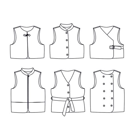 Ikatee Sewing Patterns Rabat Waistcoat And Vest Paper Pattern Dot