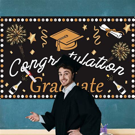 Graduation Backdrop X Extra Large Congratulations Graduation