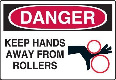 Danger Keep Hands Away From Rollers Sign Amazon Industrial