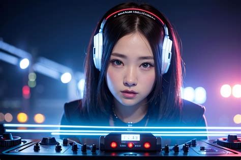 Premium AI Image | hi technology Disc Jockey