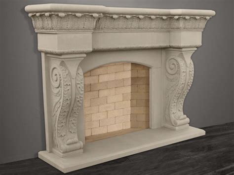 Italian Fireplace Mantels Styles Mediterr Neo Sal N Oklahoma City