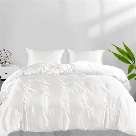 Linenwalas Queen Duvet Cover Set 100 Organic Bamboo Silk Duvet Cover