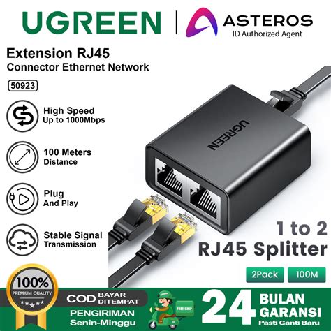 Jual Ugreen Barel Utp Rj Konektor Sambungan Kabel Lan Cat E Cat Anti