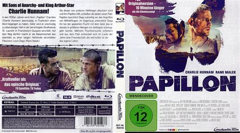 Papillon Remake 2017 De Blu Ray Cover Dvdcovercom