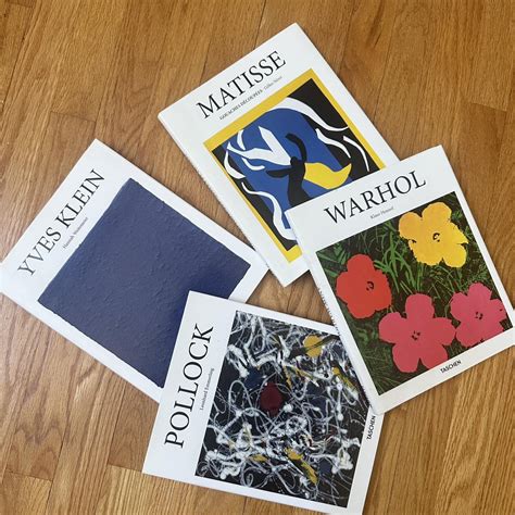 Set Of 4 Taschen Artists Books Henry Matisse Andy Depop