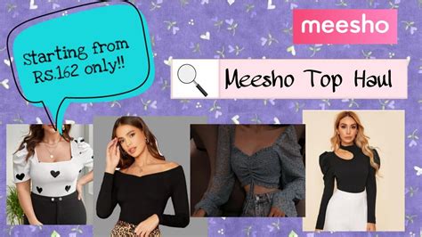 Meesho Top Haul Starting From Rs Only Meesho Haul Meesho